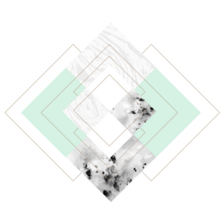 Trendy Geometric Flat Shape Sticker