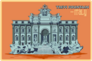 Trevi Fountain Italy Rome, Italy Sticker