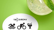 Tri Sirena Custom Oval Stickers