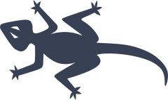 Triangle Head Lizard Gecko Sticker