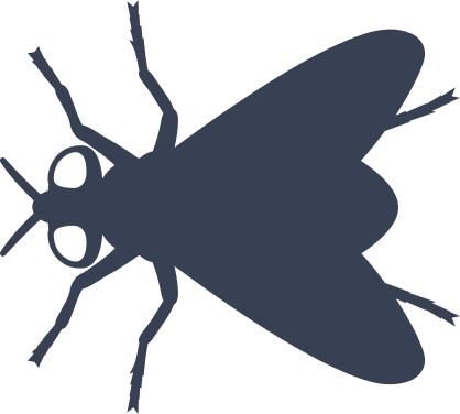 Triangular Fly Sticker