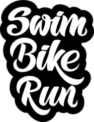 Triathlon Swim Bike Run Type Sticker