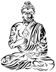 Tribal Buddha Sticker