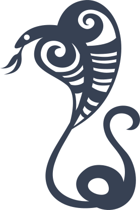 Tribal Cobra Snake Sticker