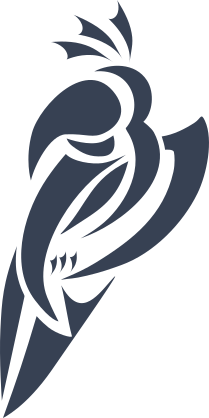 Tribal Cockatoo Sticker