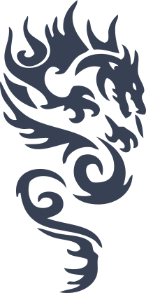 Tribal Dragon Sticker