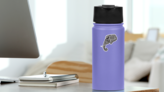 Tribal Elephant Totem Sticker on a Water Bottle (New) example