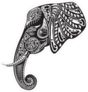Tribal Elephant Totem Sticker