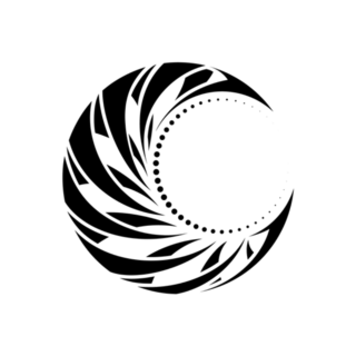 Tribal Ethnic Crescent Moon Tattoo Sticker