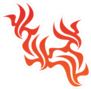 Tribal Flame Burn Decoration Sticker