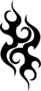 Tribal Flame Sticker