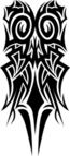 Tribal Flames Polynesian Pattern Sticker