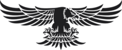 Tribal Flying Eagle Sticker