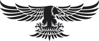Tribal Flying Eagle Sticker