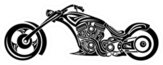 Tribal Motorcycle Sticker