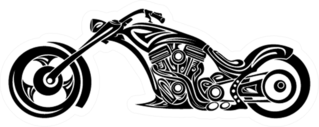 Tribal Motorcycle Sticker