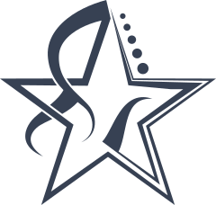 Tribal Star With Dots Sticker