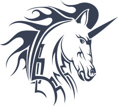 Tribal Unicorn Sticker