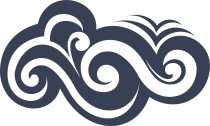Tribal Waves Sticker