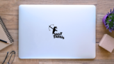 Tribal Zodiac Sagittarius Sticker on a Laptop (New) example