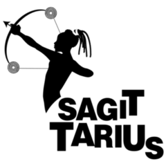 Tribal Zodiac Sagittarius Sticker