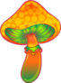 Trippy Magic Mushroom Sticker