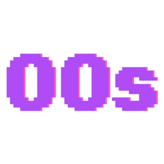 Trippy Y2k Style 00s Lettering Sticker