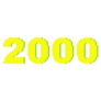 Trippy Y2k Style 2000 Lettering Sticker