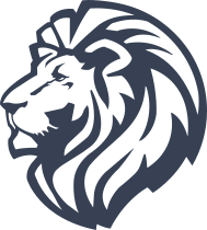 Triumphant Lion Head Sticker