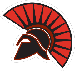 Trojan Helmet Mascot Sticker