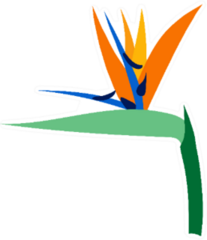 Tropical Flora Bird Of Paradise Illustration Sticker