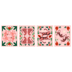 Tropical Posters Sticker Sheet