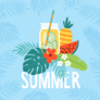 Tropical Summer Sticker