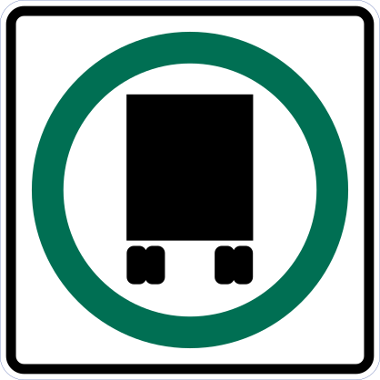 Truck Access Sticker