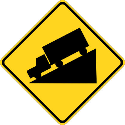 Truck Downhill Sticker