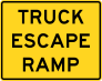 Truck Escape Ramp Sticker