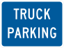 Truck Parking Sticker