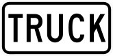 Truck Sign Sticker