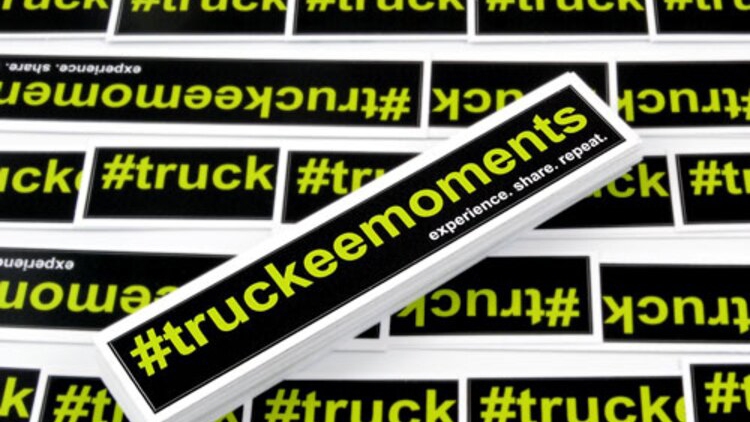 #TruckeeMoments Custom Rectangle Stickers