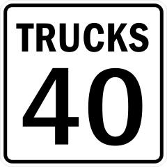 Trucks 40 Sticker