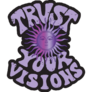 Trust Your Visions Retro Sticker