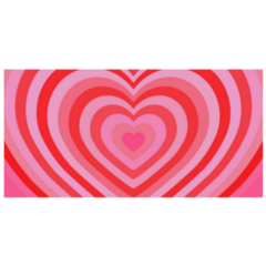 Tunnel Of Hearts Pink Romantic Sticker