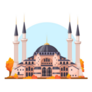Turkey Country Buildings Landmarks Sticker