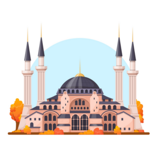 Turkey Country Buildings Landmarks Sticker