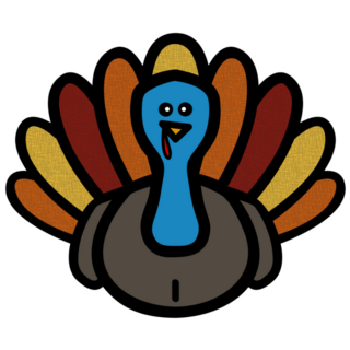 Turkey Simple Cartoon Sticker