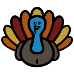 Turkey Simple Cartoon Sticker
