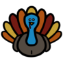 Turkey Simple Cartoon Sticker
