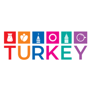 Turkey Word And Maiden Tower Sticker