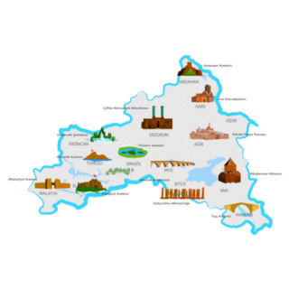 Turkeys Historical And Touristic Places Sticker