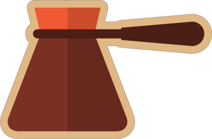 Turkish Coffee Pot Sticker